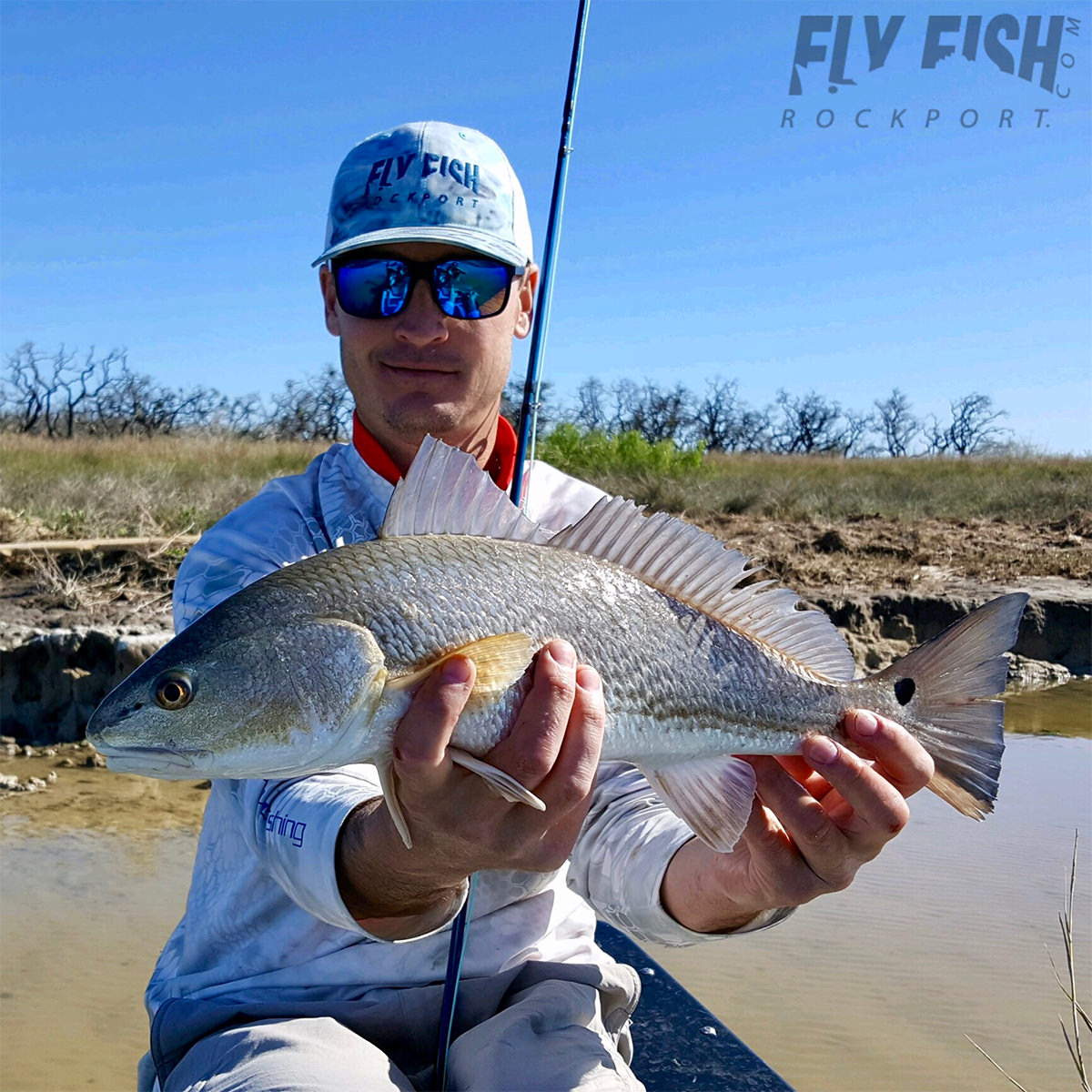 Fly fishing Goose Island State Park and St. Charles Bay