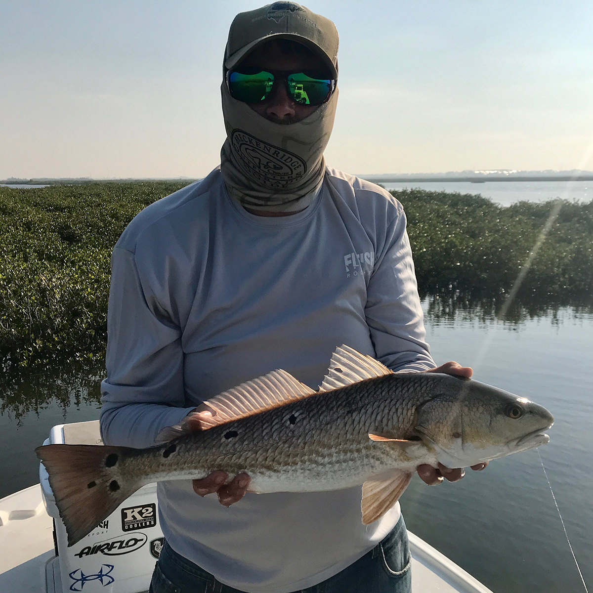 Fly Fishing for Redfish in Port Aransas Texas