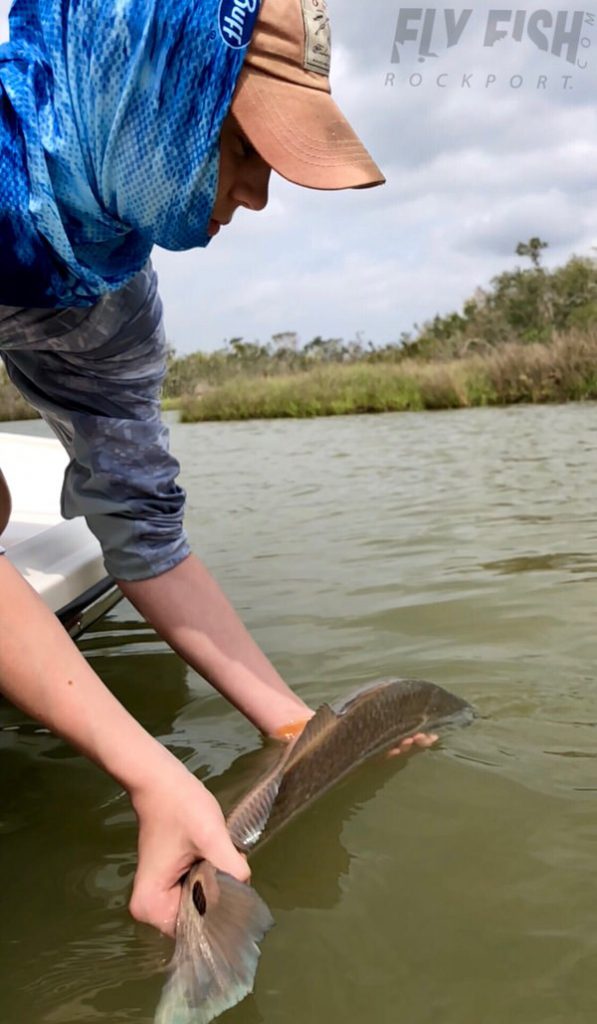 Keepemwet Redfish Release Rockport Texas