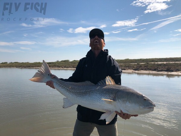 Texas Bull Redfish on Fly Texas Bull Redfish on Fly