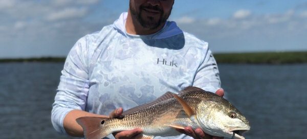 Redfishing Texas in April