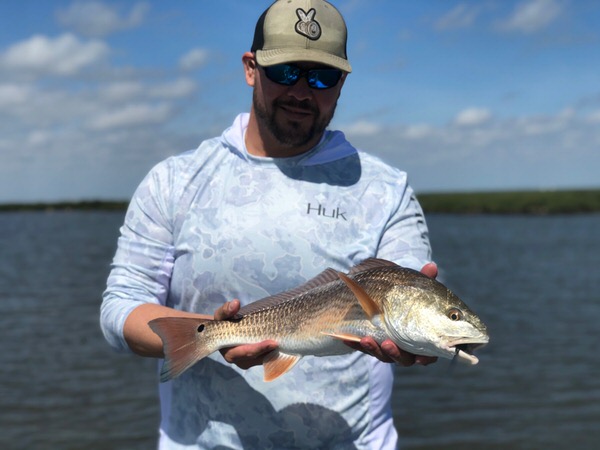 Redfishing Texas in April